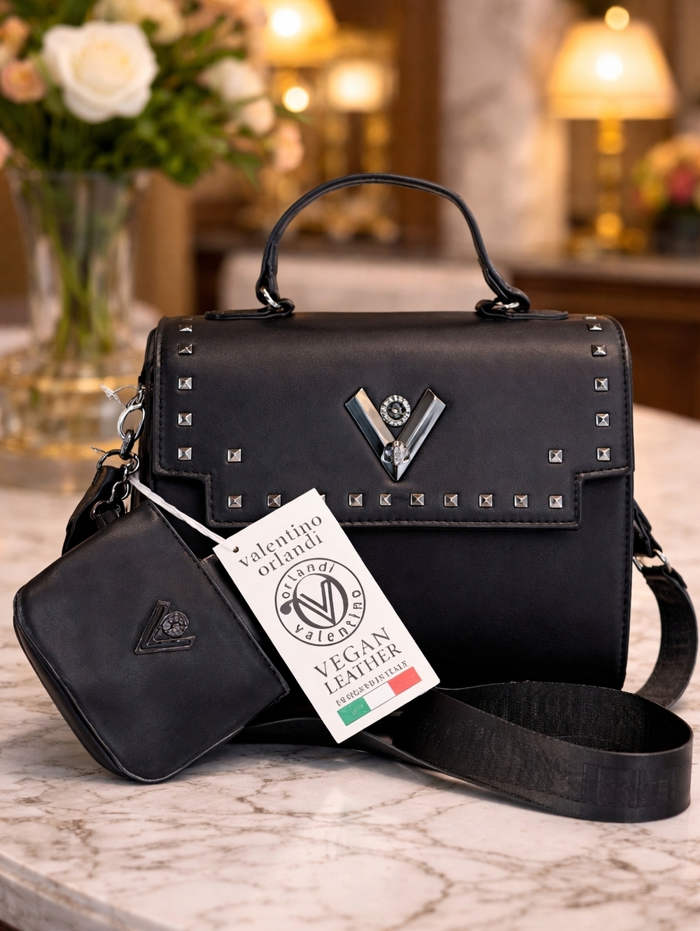 Valentino Orlandi Black Satchel Bag - Picture 12 of 12